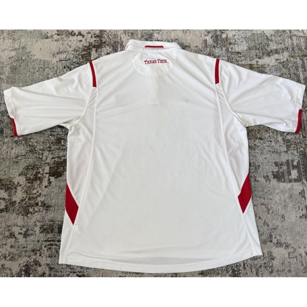 Texas Tech Nike Team shirt adult XL white red football Nikefit short sleeve - Picture 6 of 7
